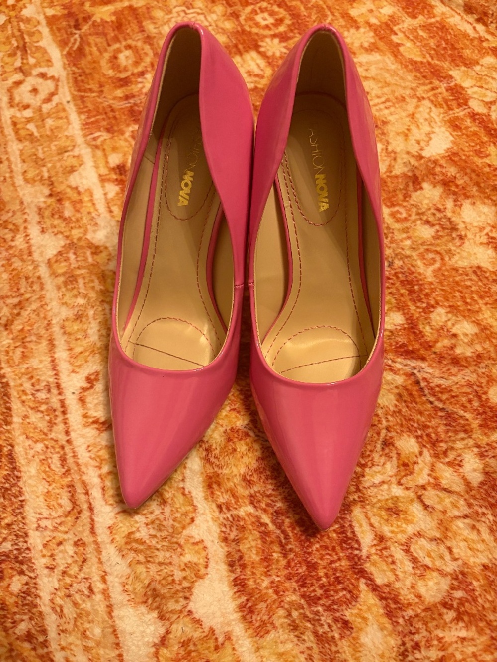 Women’s Pink High Heel Dress Shoes Size 7